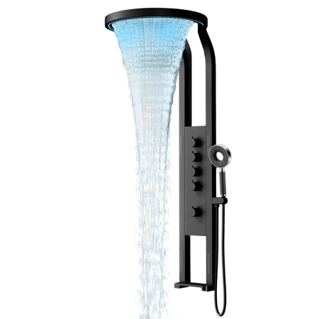 Panou de duș cu hidromasaj - Leziter Panou de duș cu hidromasaj de lux