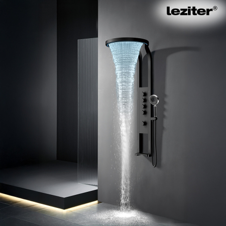 Leziter Panou de duș cu hidromasaj de lux [1]