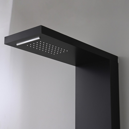 Leziter Panou de duș cu hidromasaj Malaga Black [6]