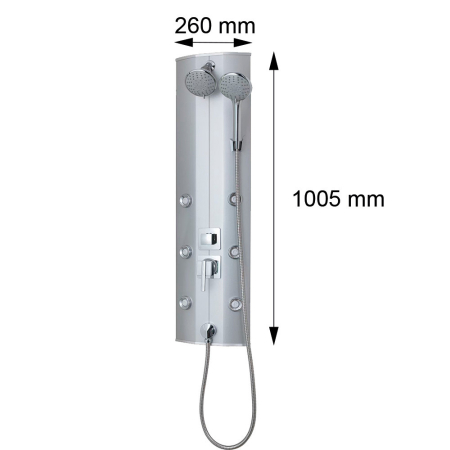 Leziter Panou de duș cu hidromasaj Moonlight 2 [2]