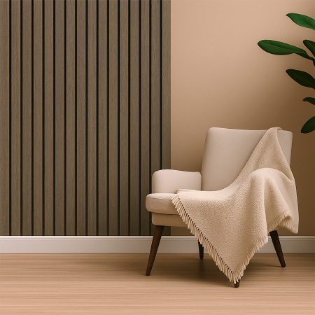 Leziter Panou de perete acustic cu efect de stejar 260x60x1,8 cm [1]