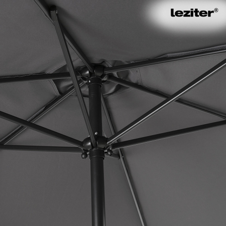 Leziter Parasol de grădină Gina gri 300 cm [5]