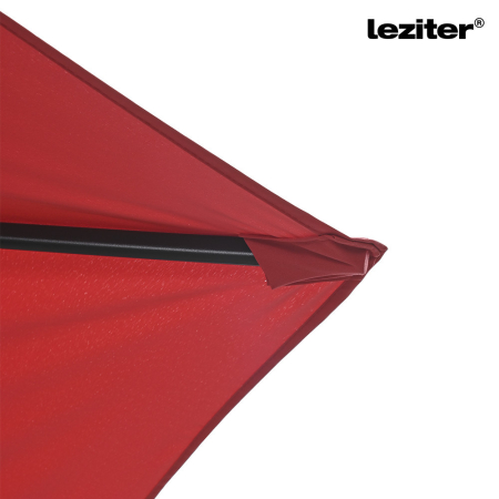 Leziter Parasol de grădină Solari roșu 300 cm [9]