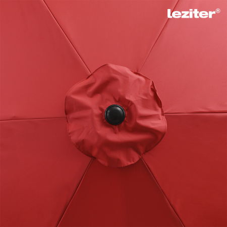 Leziter Parasol de grădină Solari roșu 300 cm [7]