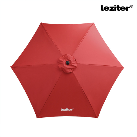 Leziter Parasol de grădină Solari roșu 300 cm [8]