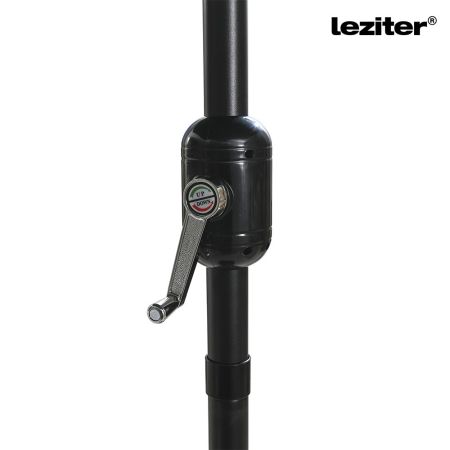 Leziter Parasol de grădină Solari roșu 300 cm [4]