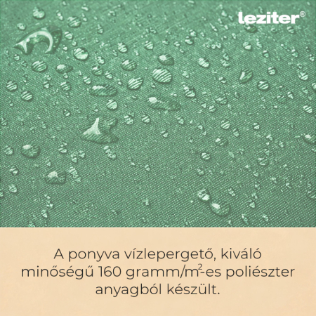 Leziter Parasol de grădină Solari verde 300 cm [3]