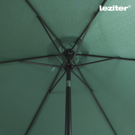 Leziter Parasol de grădină Solari verde 300 cm [8]