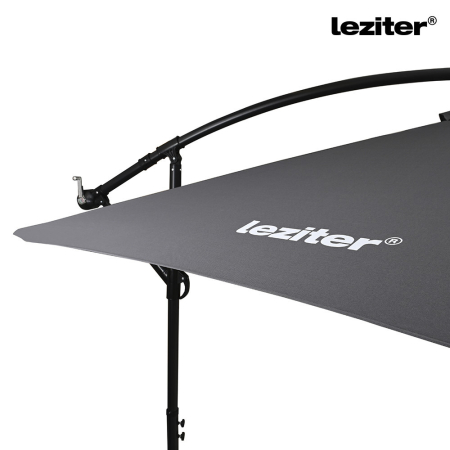 Leziter Parasol de grădină Sunny gri 300 cm [5]