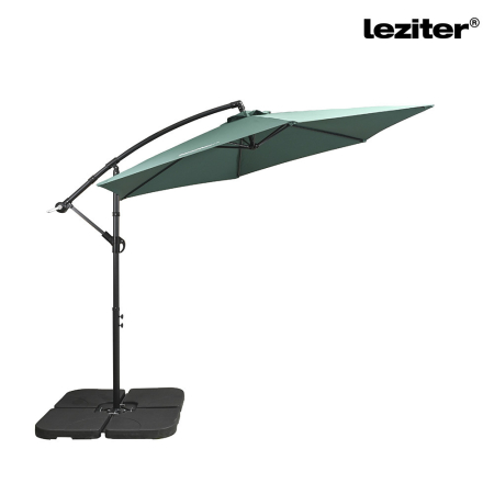 Leziter Parasol Sunny garden verde 300 cm [8]