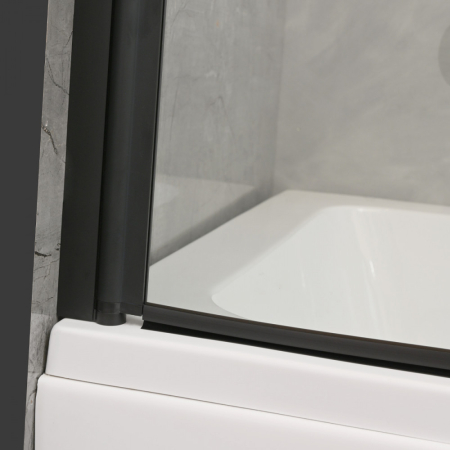 Leziter Paravan de cadă Alor 120x140 cm negru [8]