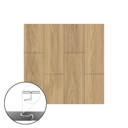 Construcții - Leziter Pardoseală laminată din vinil SPC Leziter Campo Oak