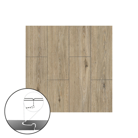 Construcții - Leziter Pardoseală laminată din vinil SPC Leziter Kent Oak