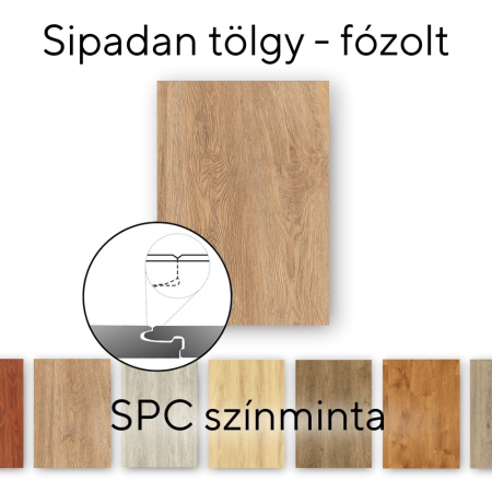 Construcții - Leziter Pardoseală laminată Leziter Sipadan Oak Vinyl SPC mostră/bucată