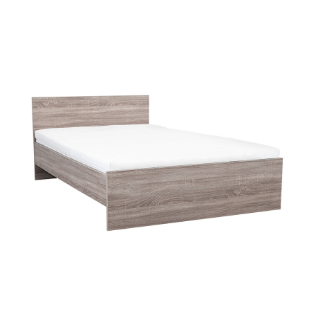 Mobilier dormitor - Leziter Pat dublu Miami fără cadru de pat 140x200 cm stejar York-stejar York