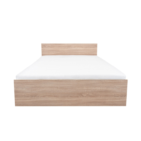 Leziter Pat dublu Miami fără cadru de pat 160x200 cm stejar sonoma-stejar sonoma [3]