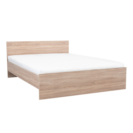 Mobilier dormitor - Leziter Pat dublu Miami fără cadru de pat 160x200 cm stejar sonoma-stejar sonoma
