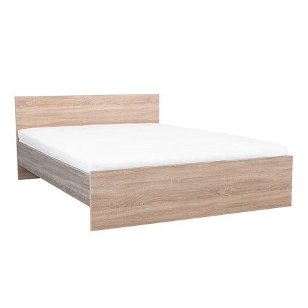 Pat dublu - Leziter Pat dublu Miami fără cadru de pat 160x200 cm stejar Sonoma-stejar York