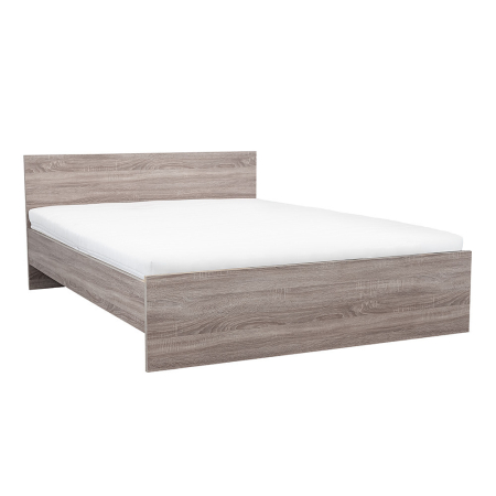 Mobilier dormitor - Leziter Pat dublu Miami fără cadru de pat 160x200 cm stejar York-stejar York
