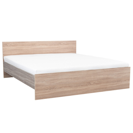 Mobilier dormitor - Leziter Pat dublu Miami fără cadru de pat 180x200 cm stejar Sonoma-stejar York