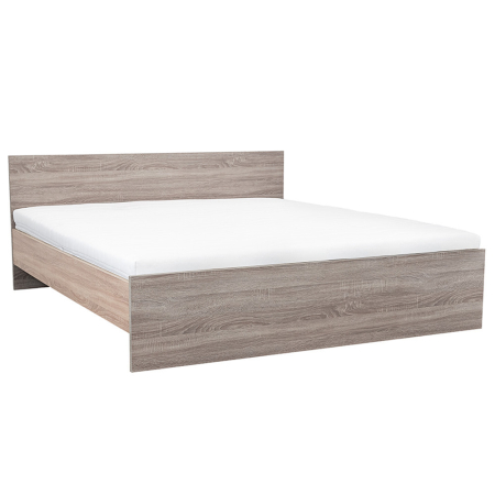 Mobilier - Leziter Pat dublu Miami fără cadru de pat 180x200 cm stejar York-stejar Sonoma