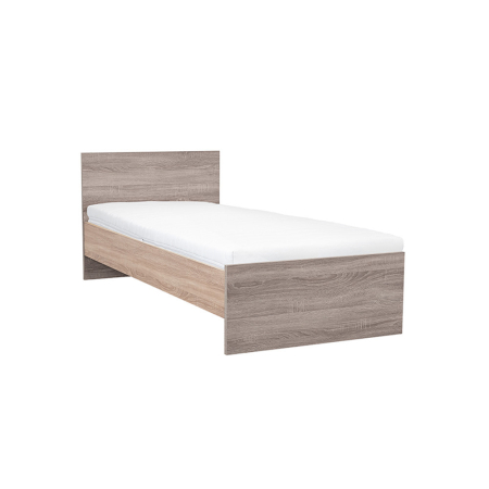 Pat simplu - Leziter Pat single Miami 90x200 cm stejar York-stejar Sonoma