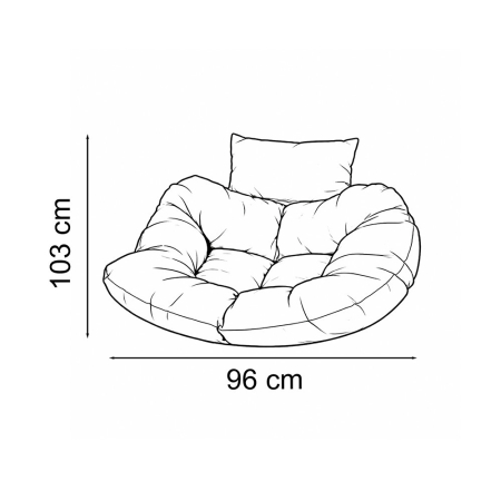 Leziter Pernă fotoliu gri [2]