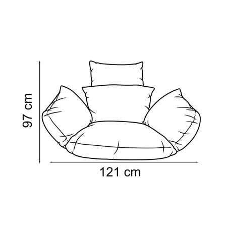 Leziter Pernă fotoliu gri [2]