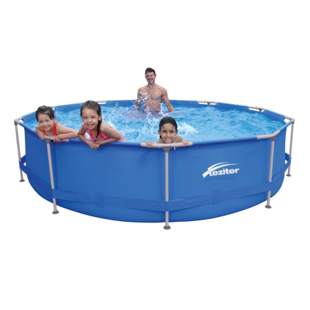 Leziter Piscină Leziter cu cadru metalic 360 x 76 cm [2]