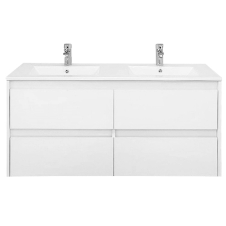 Leziter Porto 120 mobilier de baie inferior cu chiuvetă în alb [1]