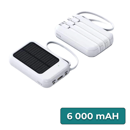 Produse temporar indisponibile - Leziter Powerbank Wireless 6000 mAH 2A 22,5W alb