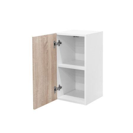 Leziter Praktik 30 unitate de perete cu 1 ușă, stejar alb-sona [2]