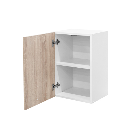 Leziter Praktik 40 unitate de perete cu 1 ușă, stejar alb-sona [2]