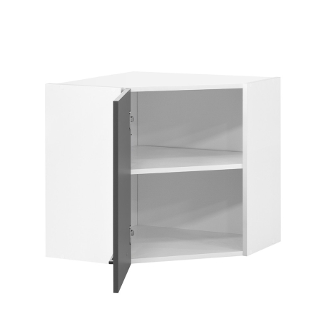 Leziter Praktik 60 dulap de colț superior 1 ușă, alb-antracit [2]