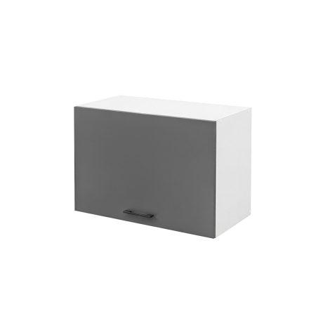 Bucătărie - Leziter Praktik 60 unitate de perete cu 1 ușă cu deschidere, alb-antracit