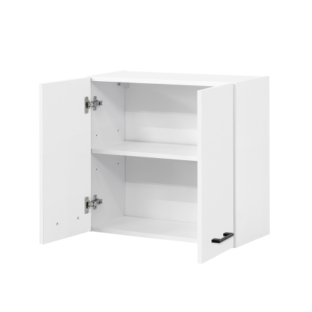 Leziter Praktik 60 unitate de perete cu 2 uși, alb-alb [2]