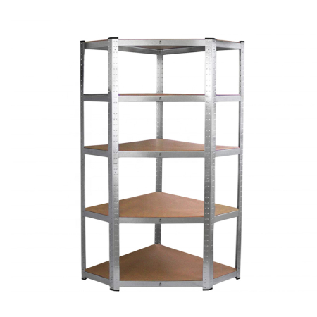 Accesorii grădină - Leziter Raft de colț pentru sarcini grele 180x70x40-40 cm 175 kg crom