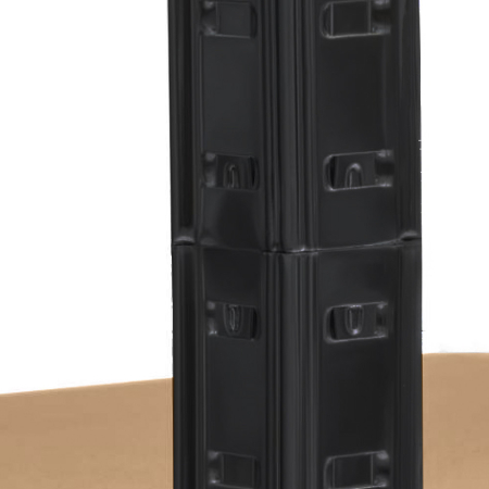 Leziter Raft de colț pentru sarcini grele 180x70x40-40 cm 175 kg negru [3]