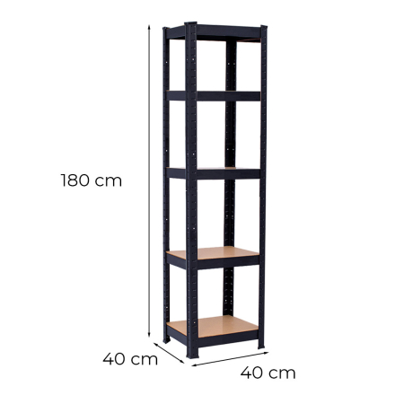 Leziter Raft robust 180x40x40 cm 150 kg negru [2]