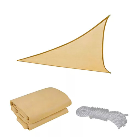 Produse temporar indisponibile - Leziter Rana soare naviga triunghiular 3x3x3 m bej