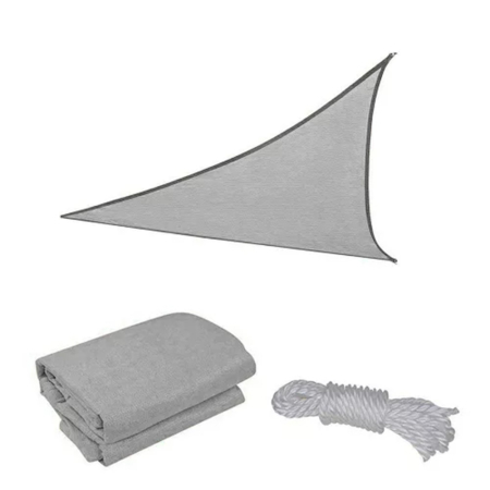 Pânză parasolar - Leziter Rana soare naviga triunghiular 3x3x3 m gri