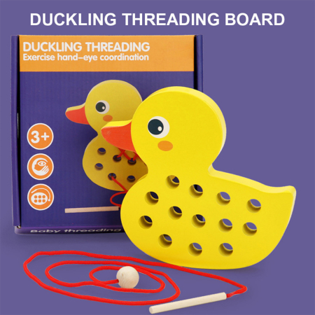 Leziter Rățușcă de lemn cu șireturi [1]