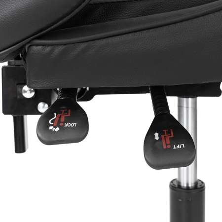 Leziter Raven gamer birou scaun pivotant negru [9]