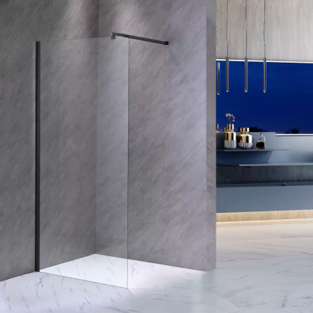 Leziter River Walk în perete de duș 70x190 cm negru [1]