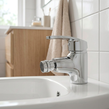 Leziter Robinet bideu Aqualis crom [1]