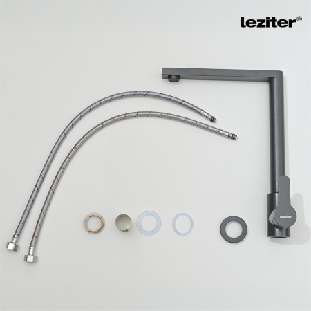 Leziter Valen robinet chiuvetă gri [6]