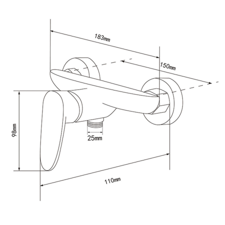 Leziter Robinet de duș Colly [2]