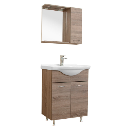 Produse temporar indisponibile - Leziter Ruben 65 mobilier de baie complet Rauna sil