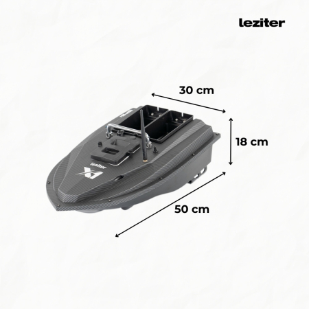 Leziter Rucsac pentru barca de alimentare X1 GPS+4G cu compartiment dublu de alimentare cu carbon [2]