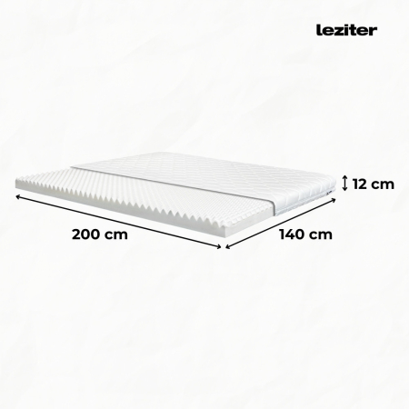 Leziter Saltea din spumă DreamX 140x200x12 [1]